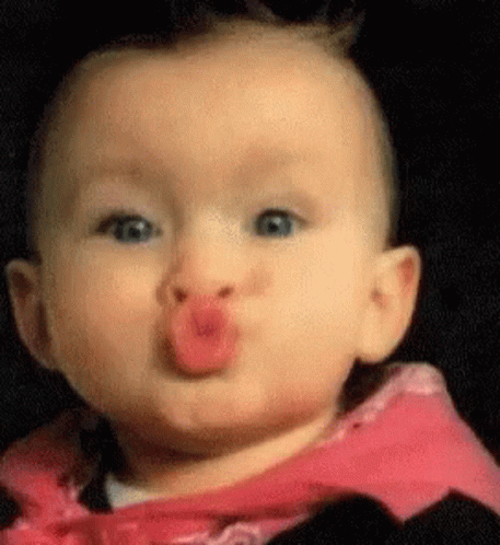 Baby Kiss Baby GIF - Baby Kiss Kiss Baby GIFs