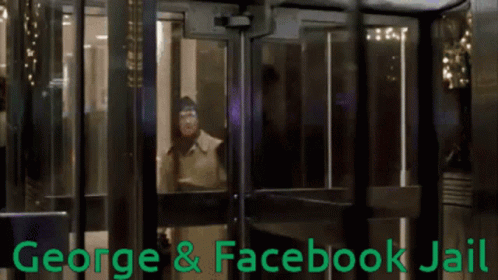 Facebook Jail George GIF - Facebook Jail George Spinning Door GIFs