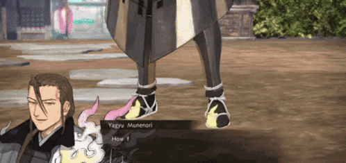 a video game character named yagyu munenori says how i