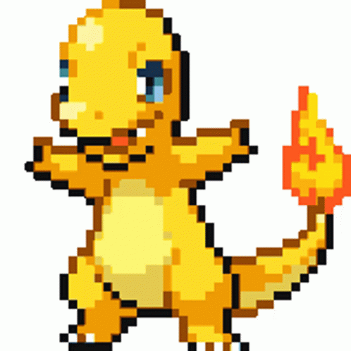Shiny Charmander Pokemon Sticker - Shiny Charmander Pokemon Fire ...