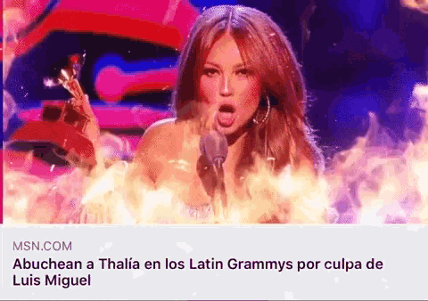 Thalia Latin Grammys GIF - Thalia Latin Grammys Puthalia GIFs