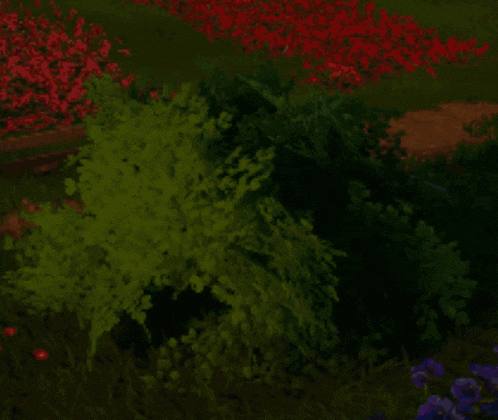 a video game character is running down a dirt path