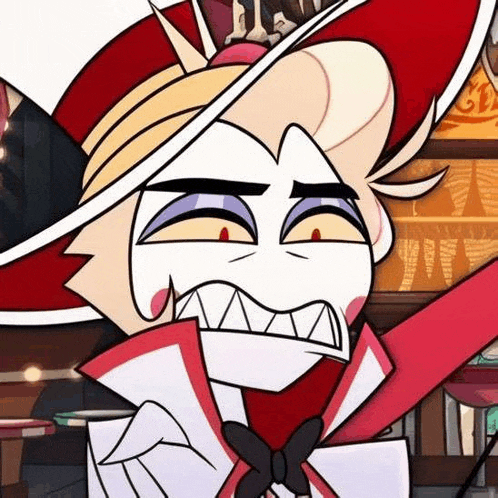 a close up of a cartoon character wearing a red hat and a bow tie .