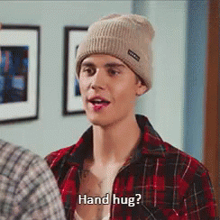 Justinbieber Hand Hug GIF - Justinbieber Hand Hug GIFs