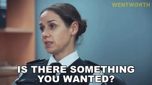 Is There Something You Wanted Vera Bennett GIF - Is There Something You Wanted Vera Bennett Wentworth GIFs