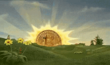 Bitcoin Sunrise GIF - Bitcoin Sunrise Crypto GIFs
