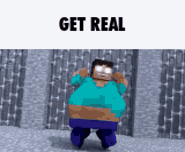 Get Real Herobrine GIF - Get Real Herobrine Minecraft GIFs