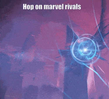a picture of a woman with the words hop on marvel rivals