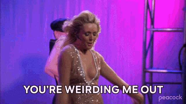 Youre Weirding Me Out Jenna Maroney GIF - Youre Weirding Me Out Jenna Maroney 30rock GIFs
