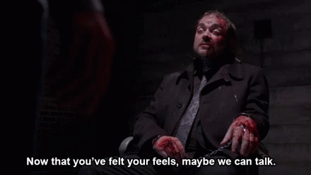 Crowley Feels GIF - Crowley Feels Supernatural GIFs