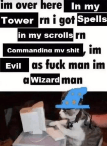 Wizard Cat GIF - Wizard Cat In My Tower GIFs