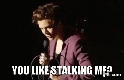 Harry Styles Stalker GIF - Harry Styles Stalker Stalking GIFs