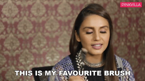 This Is My Favourite Brush Huma Qureshi GIF