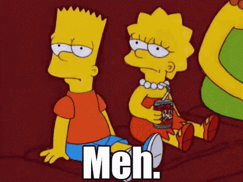 bart simpson and lisa simpson from the simpsons are sitting next to each other holding a can of coke