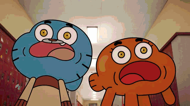 gumball and darwin from the amazing world of gumball