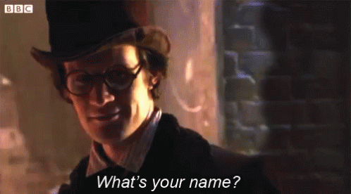 Doctor Who Matt Smith GIF - Doctor Who Matt Smith Whats Your Name GIFs