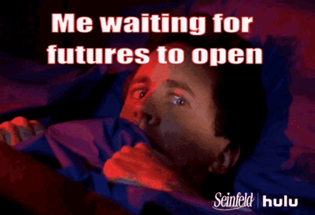 an advertisement for seinfeld hulu shows a man covering his mouth