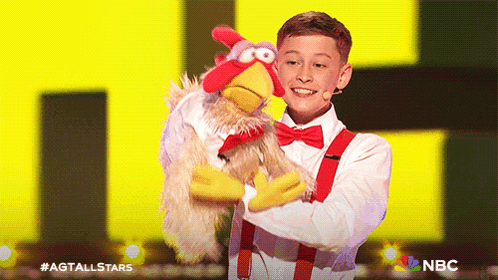 Ventriloquist Jamie Leahey GIF - Ventriloquist Jamie Leahey Americas Got Talent All-stars GIFs