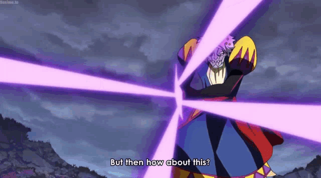 a cartoon character says but then how about this ..