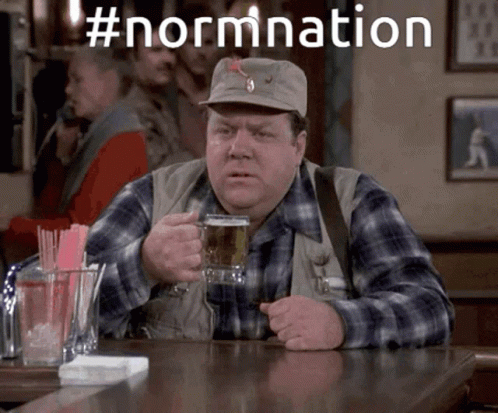 Normnation Cheers GIF - Normnation Norm Nation GIFs