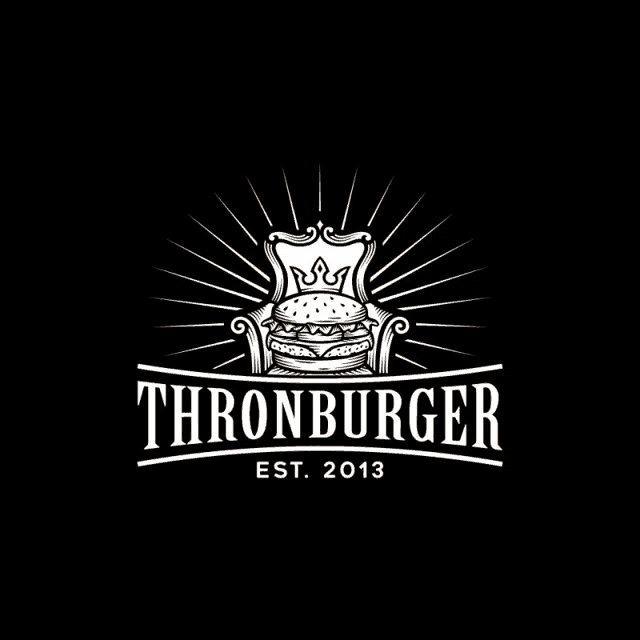 a logo for a burger called thornburger