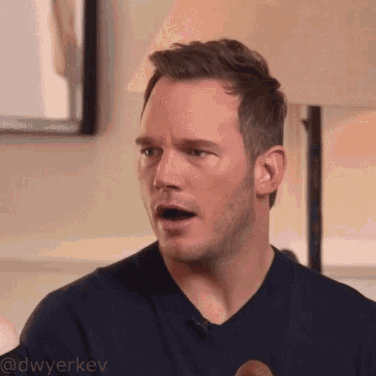 Chris Pratt Reactions GIF - Chris Pratt Reactions Shocked GIFs