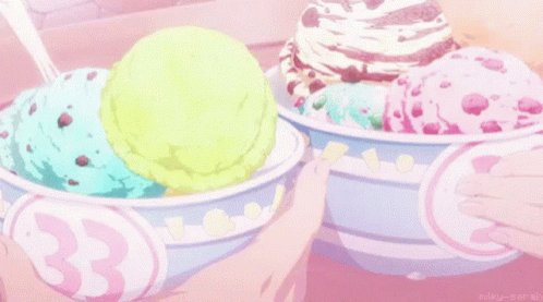 Sundae Bowls Anime GIF - Sundae Bowls Anime Food GIFs