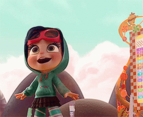 Vaneloppe Wreck It Ralph GIF - Vaneloppe Wreck It Ralph Excited GIFs