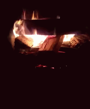 Fire Place Log GIF - Fire Place Log Burning GIFs