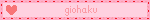 a pink background with the name giohaku and a red heart