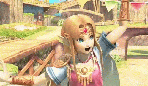 Waving Zelda GIF - Waving Zelda Super Smash Bros Ultimate GIFs
