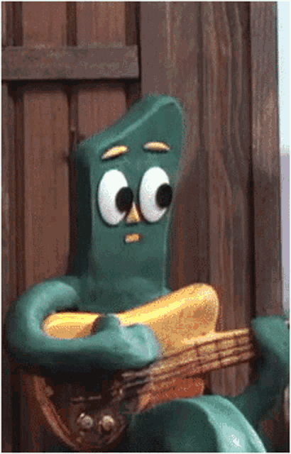 Gumby Melting GIF