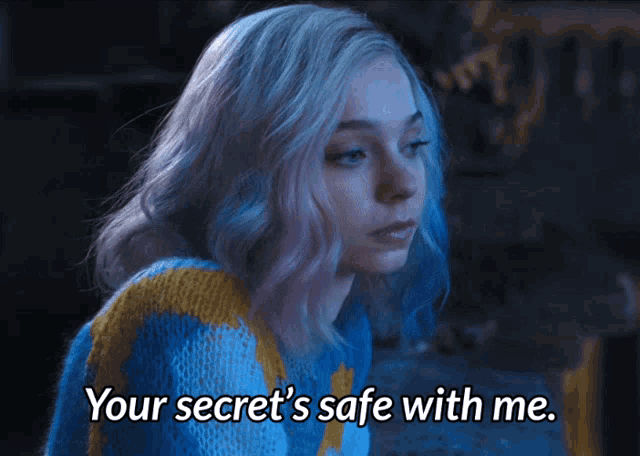 Your Secrets Safe With Me Enid GIF - Your Secrets Safe With Me Enid Wednesday Addams GIFs