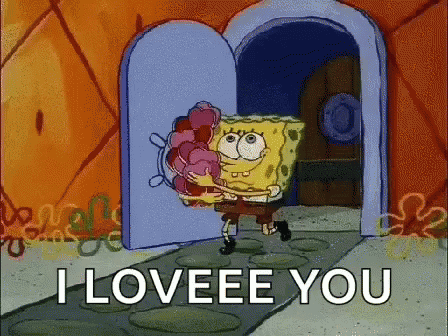 Sponge Bob I Love You GIF - Sponge Bob I Love You Hearts GIFs