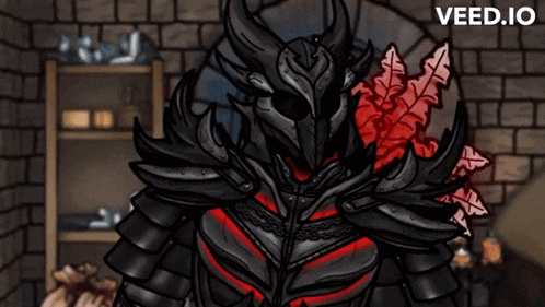 a cartoon of a knight with the words " murder time " written below him