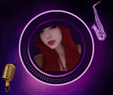 a picture of a woman in a circle with the words bea mermaid magic voice