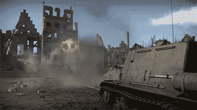 a tank with the number 7 on the side