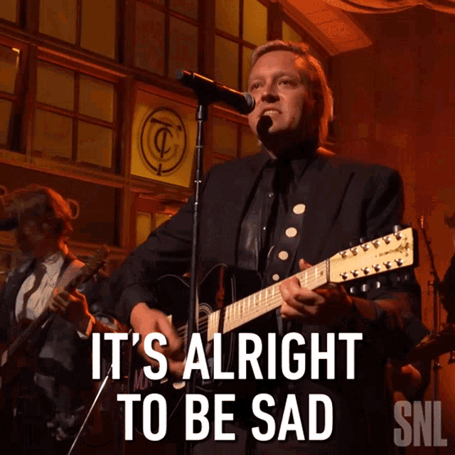 Its Alright To Be Sad Arcade Fire GIF - Its Alright To Be Sad Arcade Fire Saturday Night Live GIFs