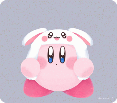 Kirbot Bunny Kirby GIF - Kirbot Bunny Kirby Smile GIFs