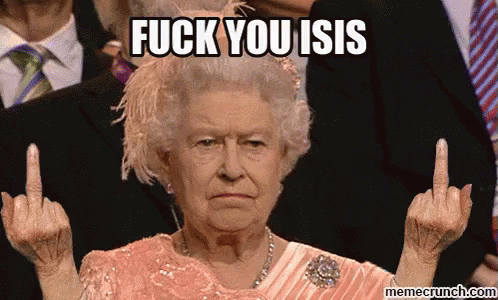 Fuck You Isis GIF - Fuck You Isis Queen Elizabeth GIFs