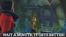 a cartoon cat is smiling in front of a fish tank with the words really on the bottom