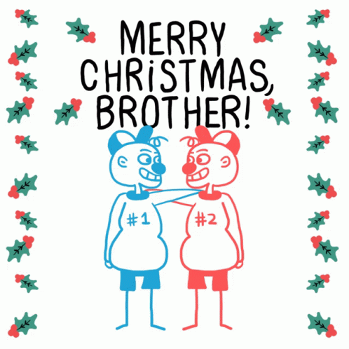 Merry Christmas Brother Happy Holidays GIF - Merry Christmas Brother Happy Holidays Bro GIFs