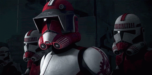 Star Wars Coruscant Guard GIF - Star Wars Coruscant Guard Clone Troopers GIFs