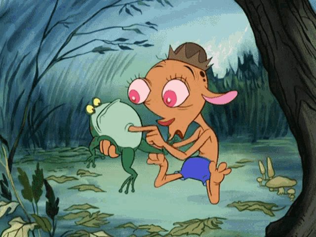 Ren And Stimpy Adult Party Cartoon GIF