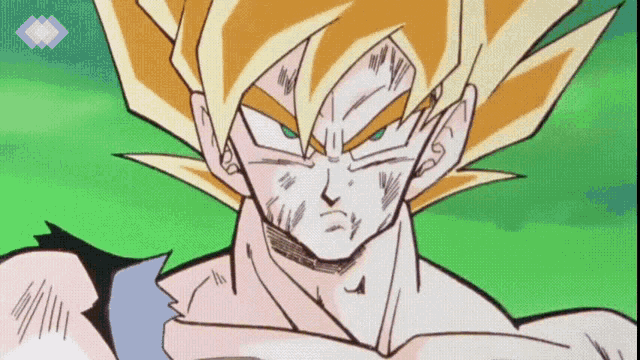 a close up of a cartoon character 's face with the letter a on it
