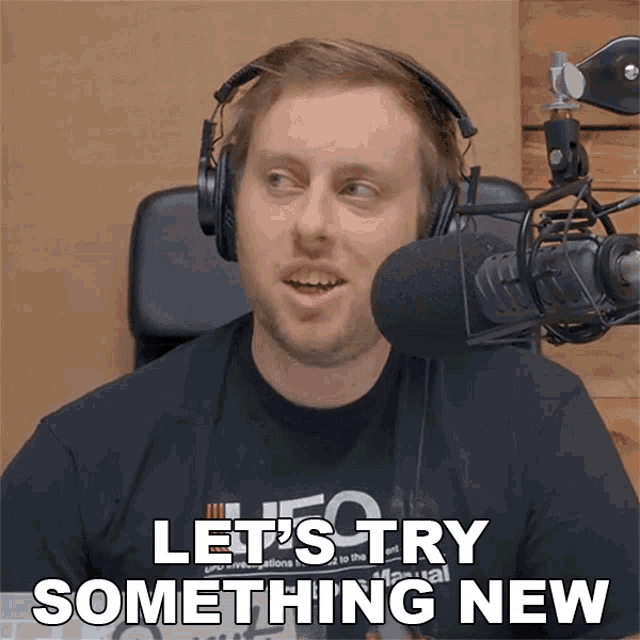 Lets Try Something New Joe Weber GIF - Lets Try Something New Joe Weber Donutmedia GIFs