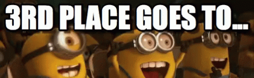 3rd Place 3rd Place Goes To GIF - 3rd Place 3rd Place Goes To Minions GIFs