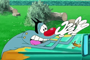 a cartoon character with a red nose is laying on a table with a sign that says i love you