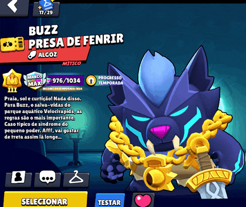a screenshot of buzz presa de fenrir from a video game