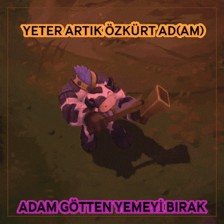 a picture of a monster with the words adam gottenyemey birak on it